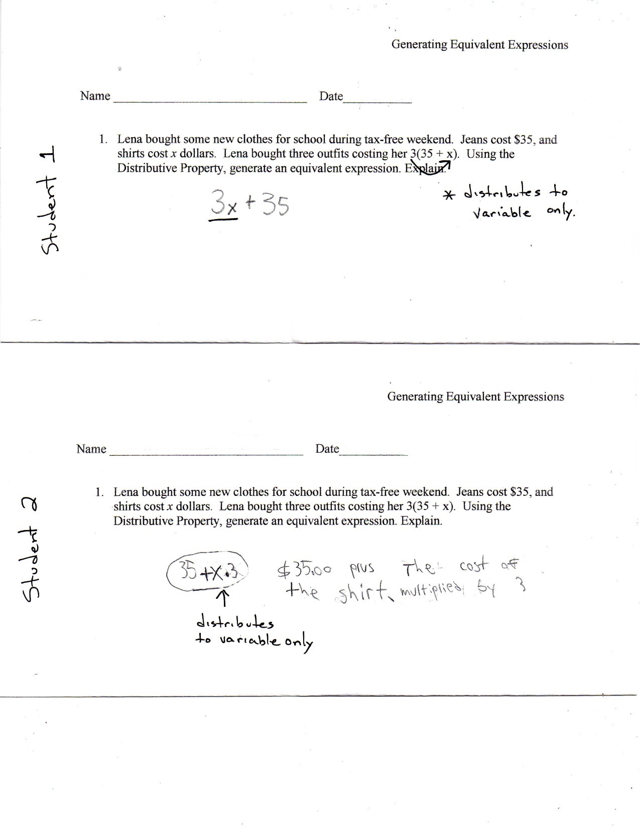 Equivalent Expressions Worksheet 6th Grade 29 Equivalent Expressions Worksheet 6th Grade Worksheet