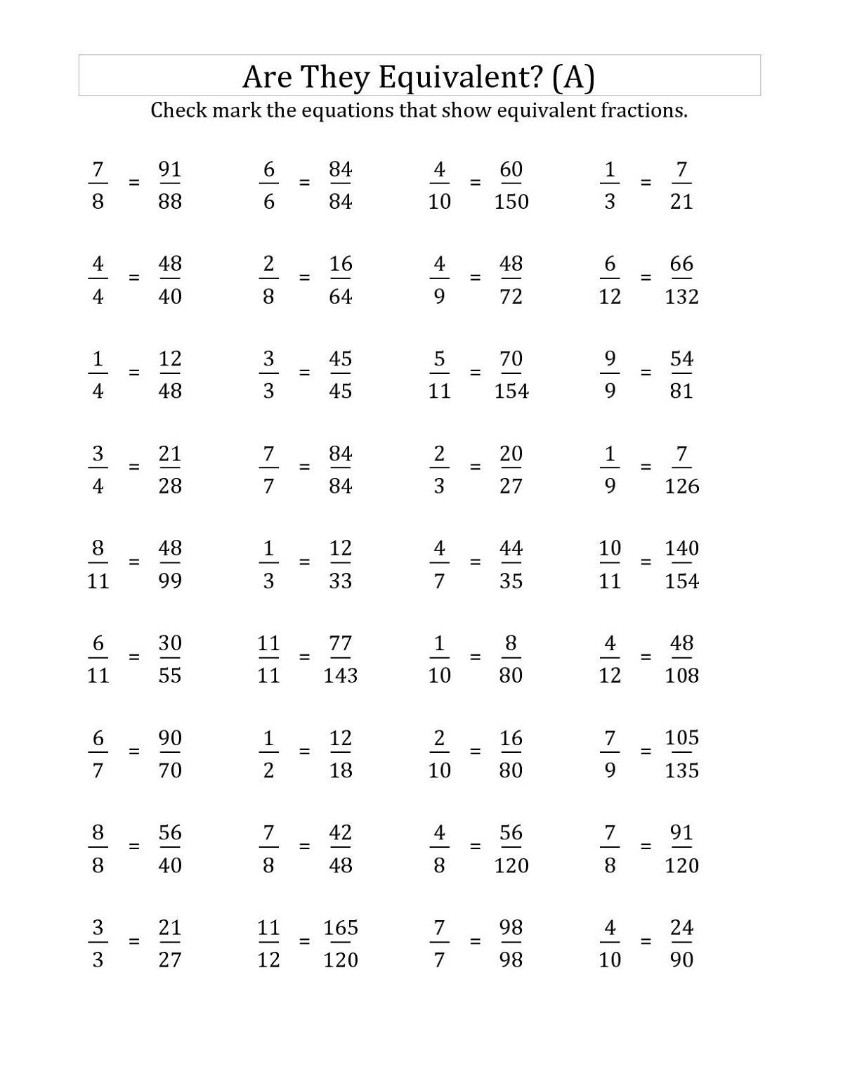 Equivalent Expressions Worksheet 6th Grade 6th Grade Worksheets to Print