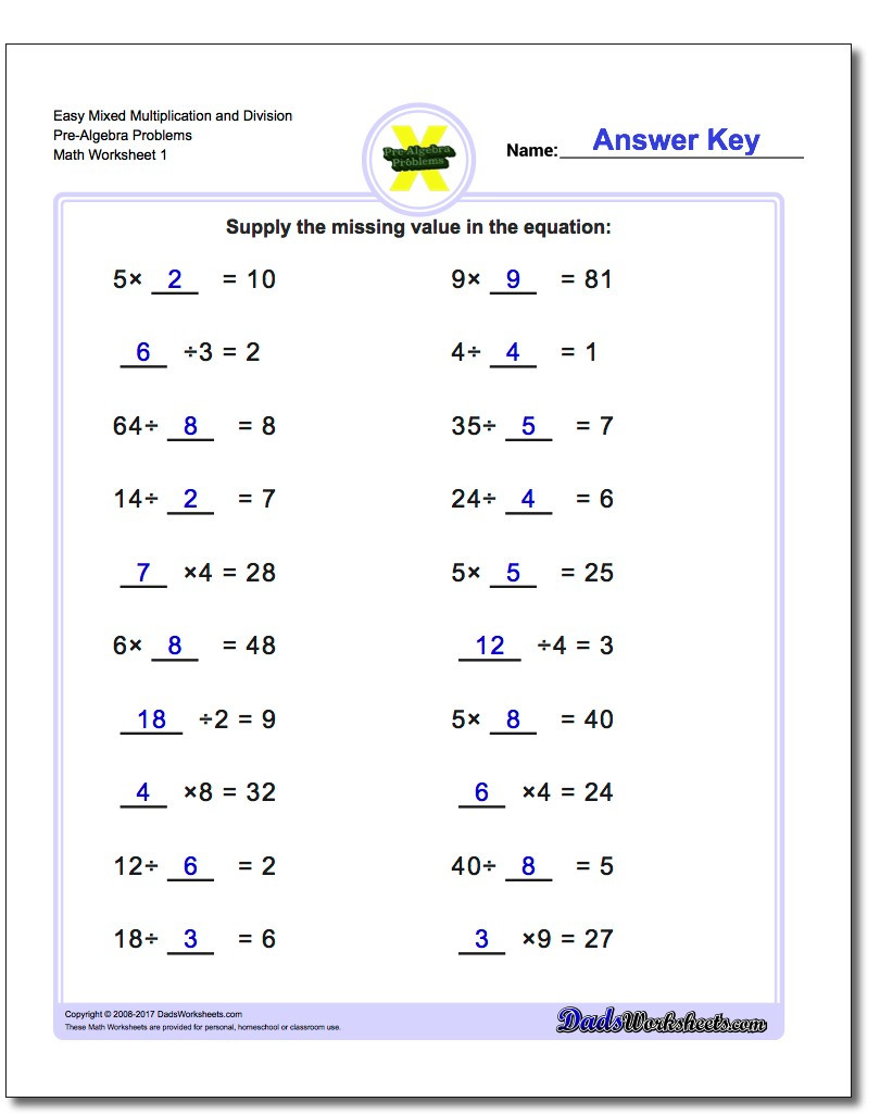 Equivalent Expressions Worksheet 6th Grade Pre Algebra