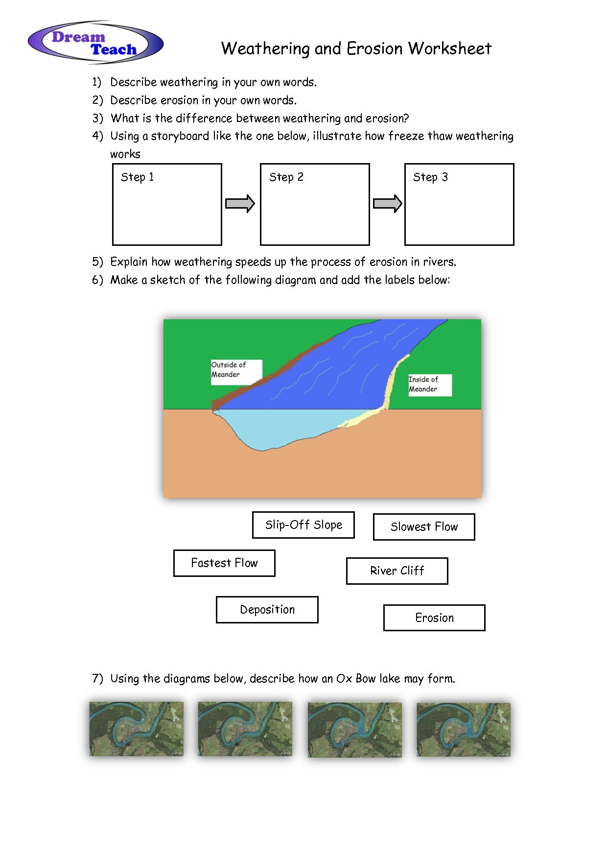 Erosion and Deposition Worksheet Worksheets Weathering and Erosion – Mreichert Kids Worksheets