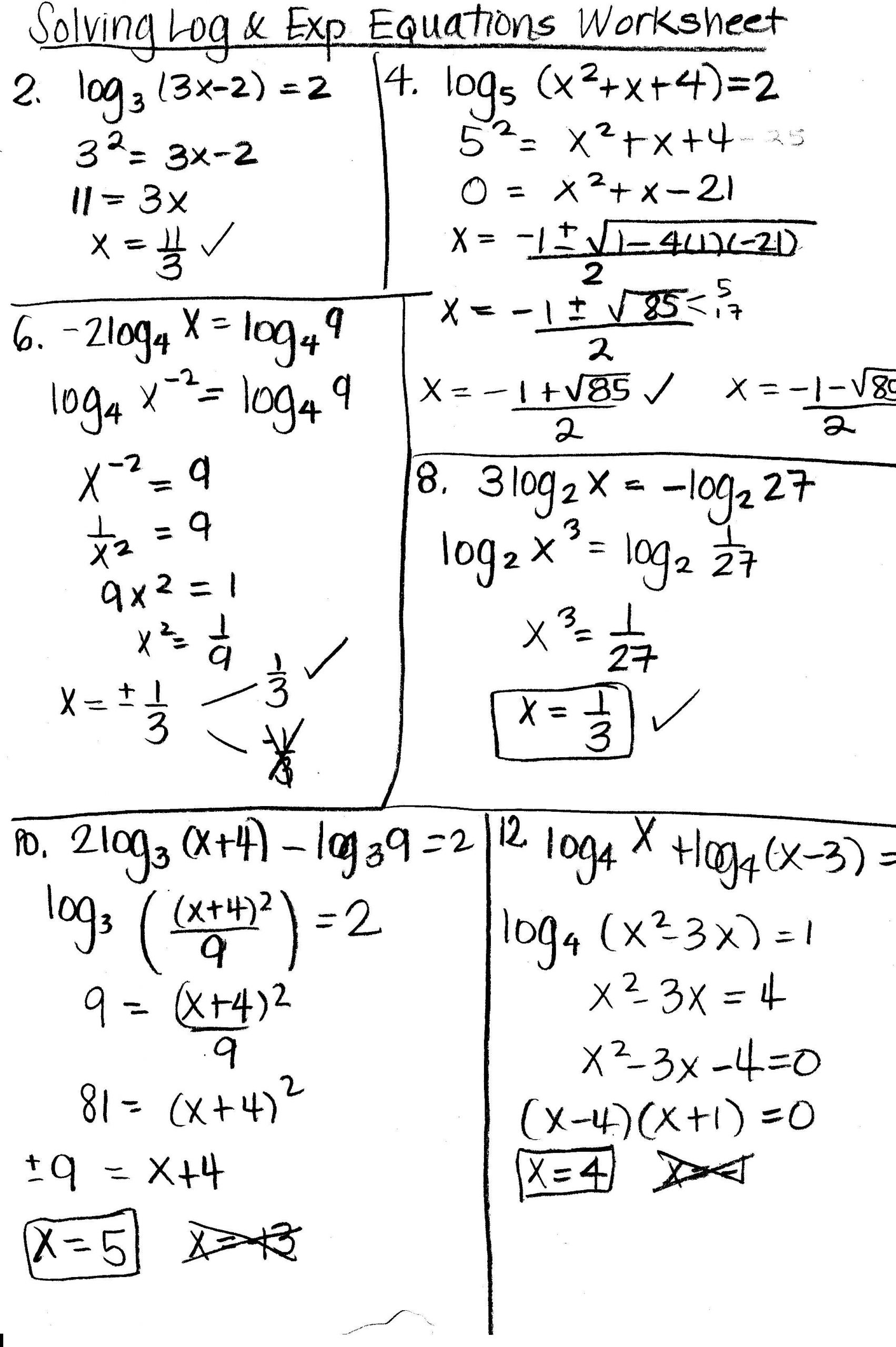 Exponential Functions Worksheet Answers Equations Image by Augustine Aga On Pre Calculus