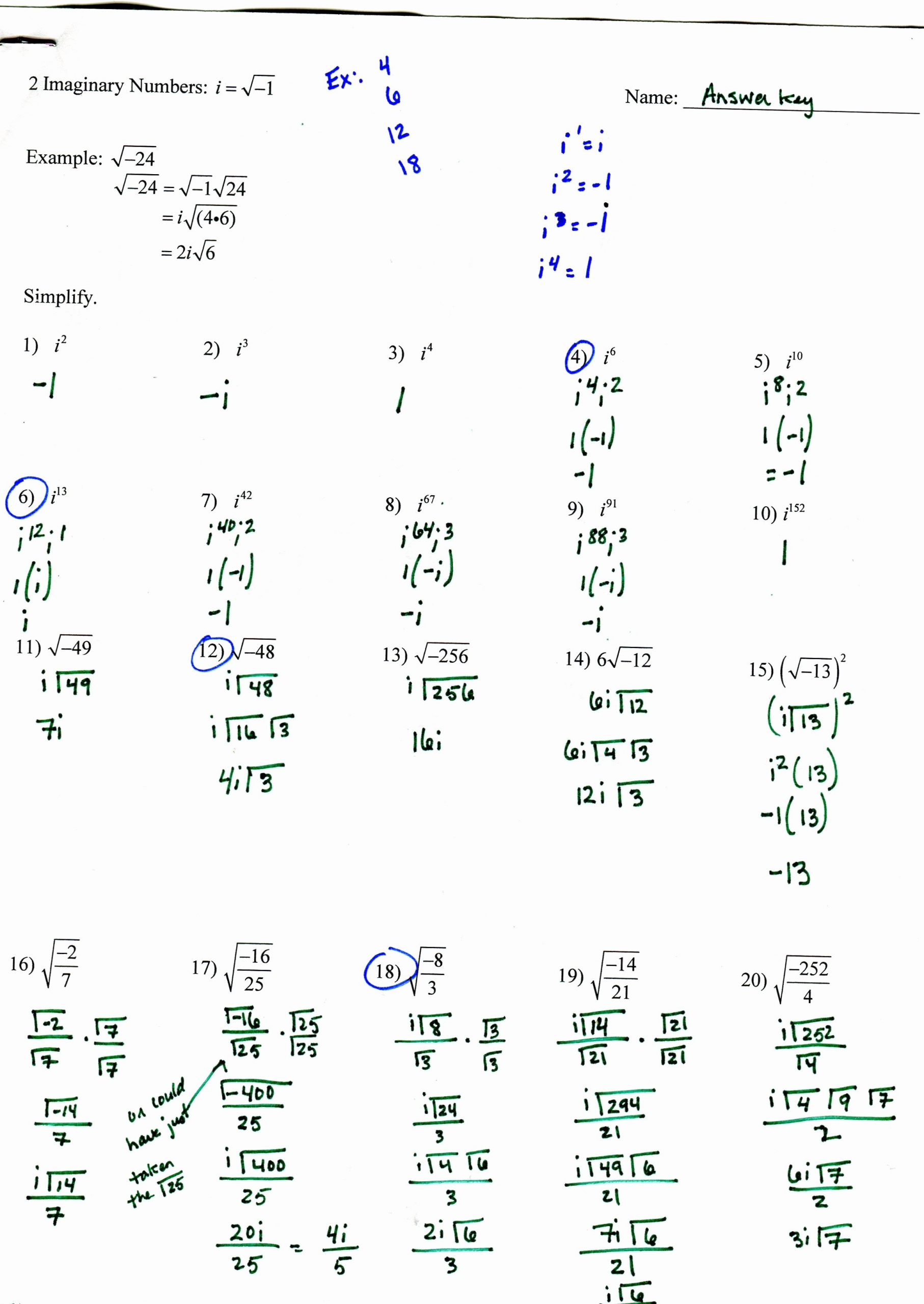 Exponential Functions Worksheet Answers solving Exponential and Logarithmic Equations Worksheet