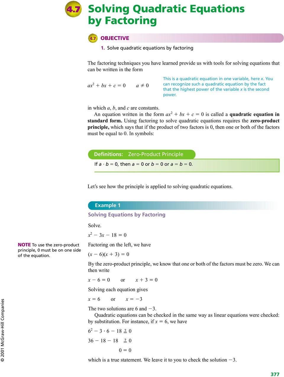 Factoring Ax2 Bx C Worksheet Lesson 21 2 solving Equations by Factoring Ax2 Bx C Answers