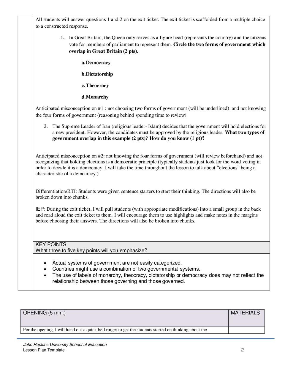 Forms Of Government Worksheet Entire Government Lesson Simplebooklet