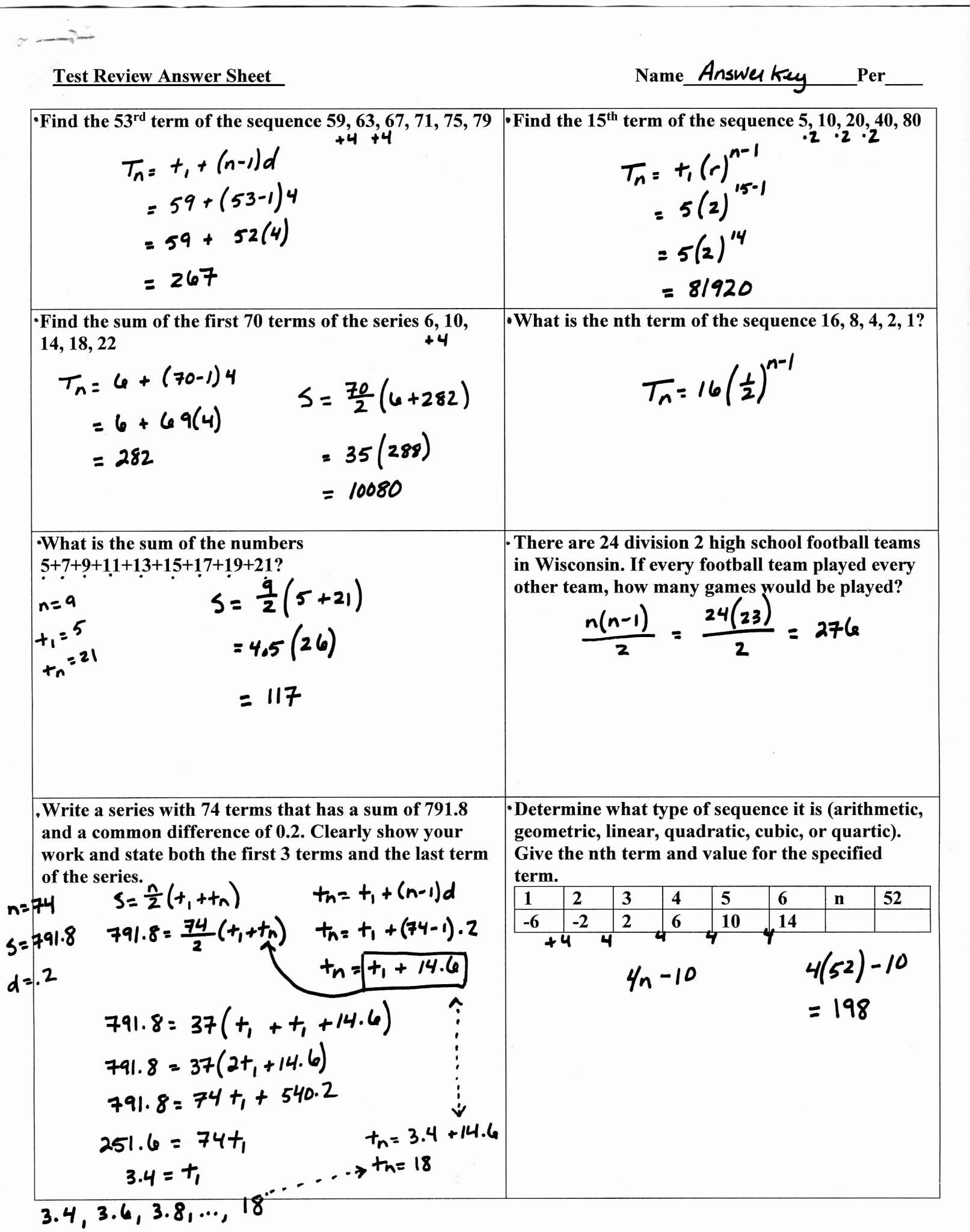 Geometric Sequence and Series Worksheet Pin On Customize Design Worksheet Line
