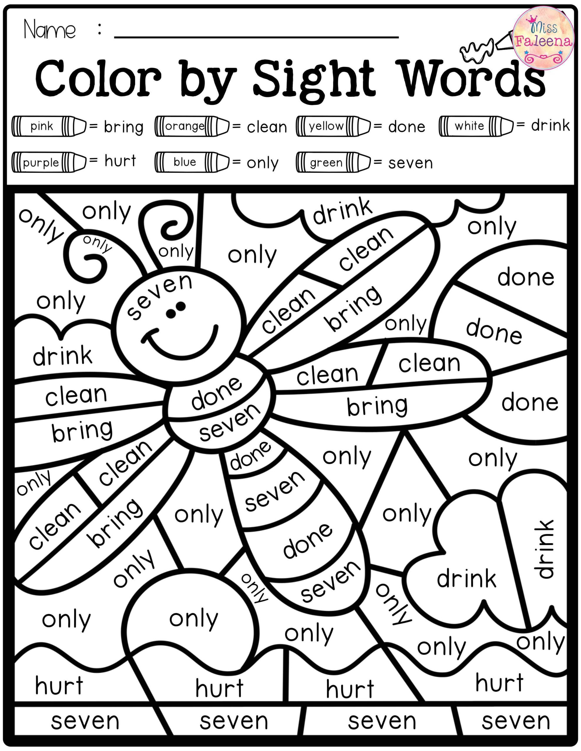 Geometry Worksheet Beginning Proofs Spring Color by Code Sight Words Third Grade 1st Grade