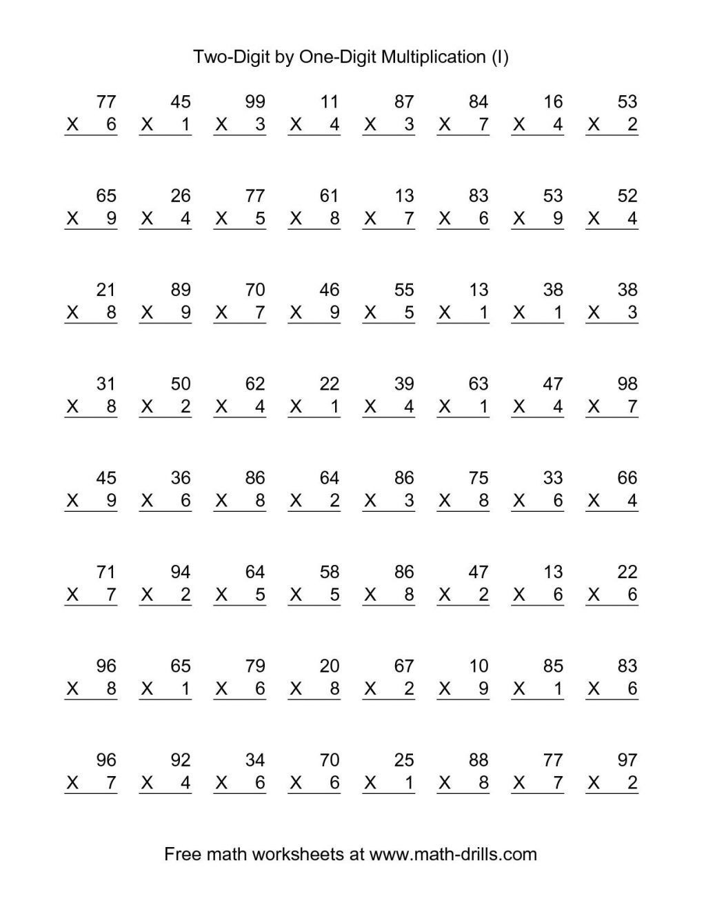 Multiplying by 6 Worksheet Multiplication Worksheets 6th Grade Printable Blank Quadrant