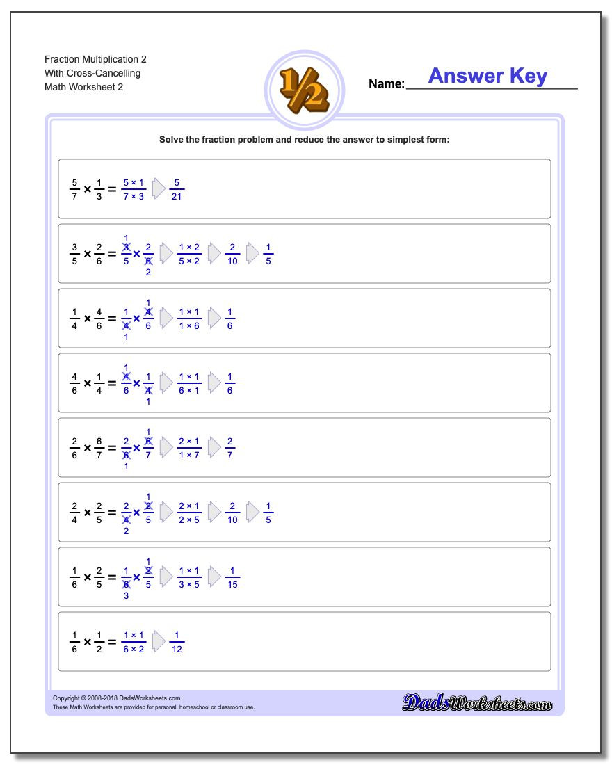 Multiplying Rational Numbers Worksheet Multiplication with Cross Cancelling