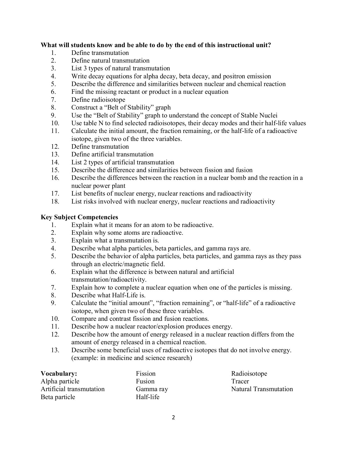 Nuclear Chemistry Worksheet Answers Nuclear Chemistry the Fastest and Pages 1 18