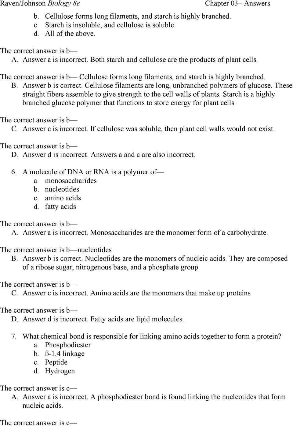 Nucleic Acids Worksheet Answers 4 which Carbohydrate Would You Find as Part Of A Molecule