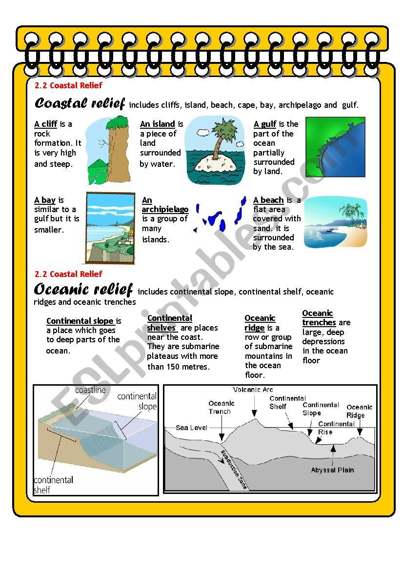 Planet Earth Ocean Deep Worksheet the Relief Of the Planet Earth Part Iii Esl Worksheet by
