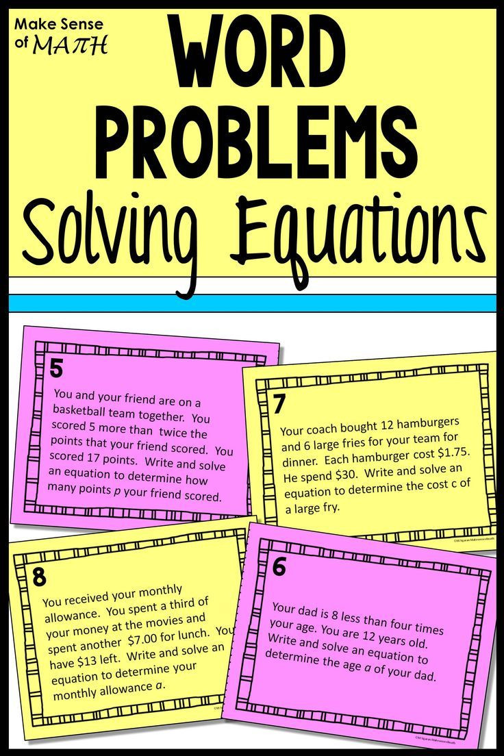 Rational Equations Word Problems Worksheet solving Equations Word Problems