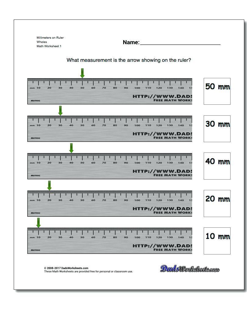 Reading A Metric Ruler Worksheet Reading A Ruler Worksheets Reading Ruler Worksheets