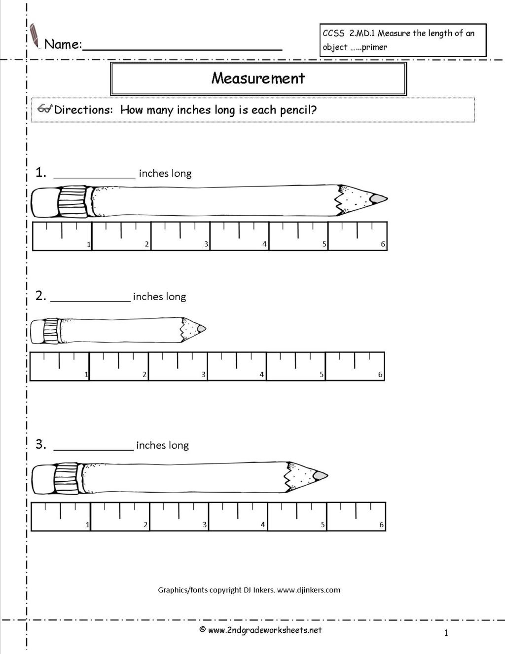 Reading A Ruler Worksheet Pdf Worksheet Worksheet 2nd Grade Measurementeets Pdf