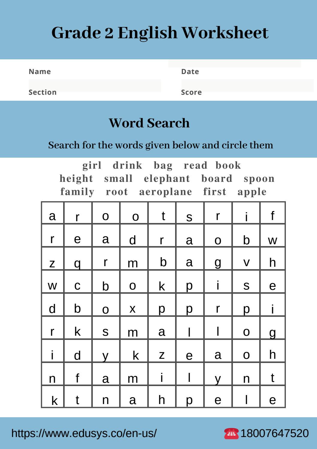 Root Words Worksheet Pdf 2nd Grade English Vocabulary Worksheet Free Pdf by Nithya