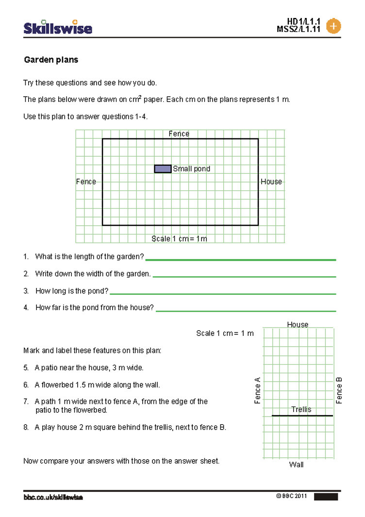 Scale Drawings Worksheet 7th Grade Scale Worksheets
