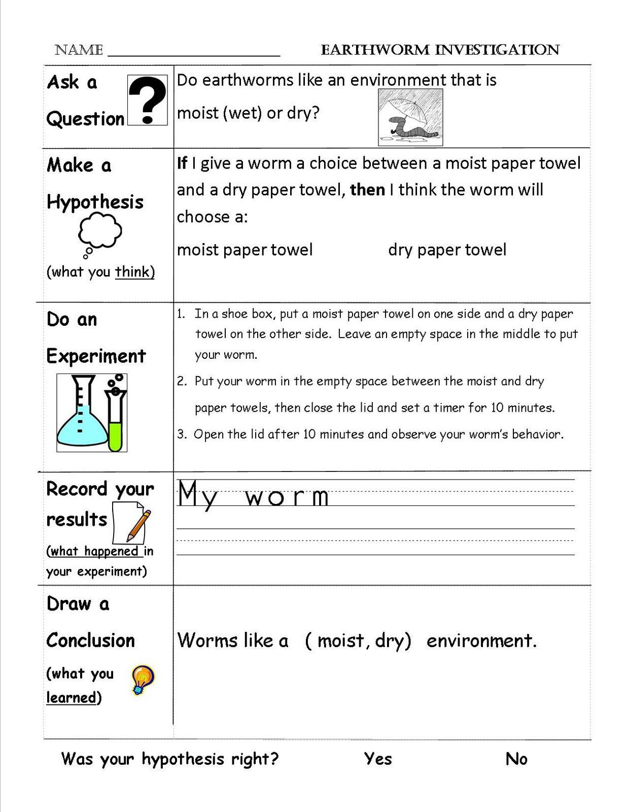 Scientific Method Worksheet 4th Grade First Grade Shenanigans Scientific Method