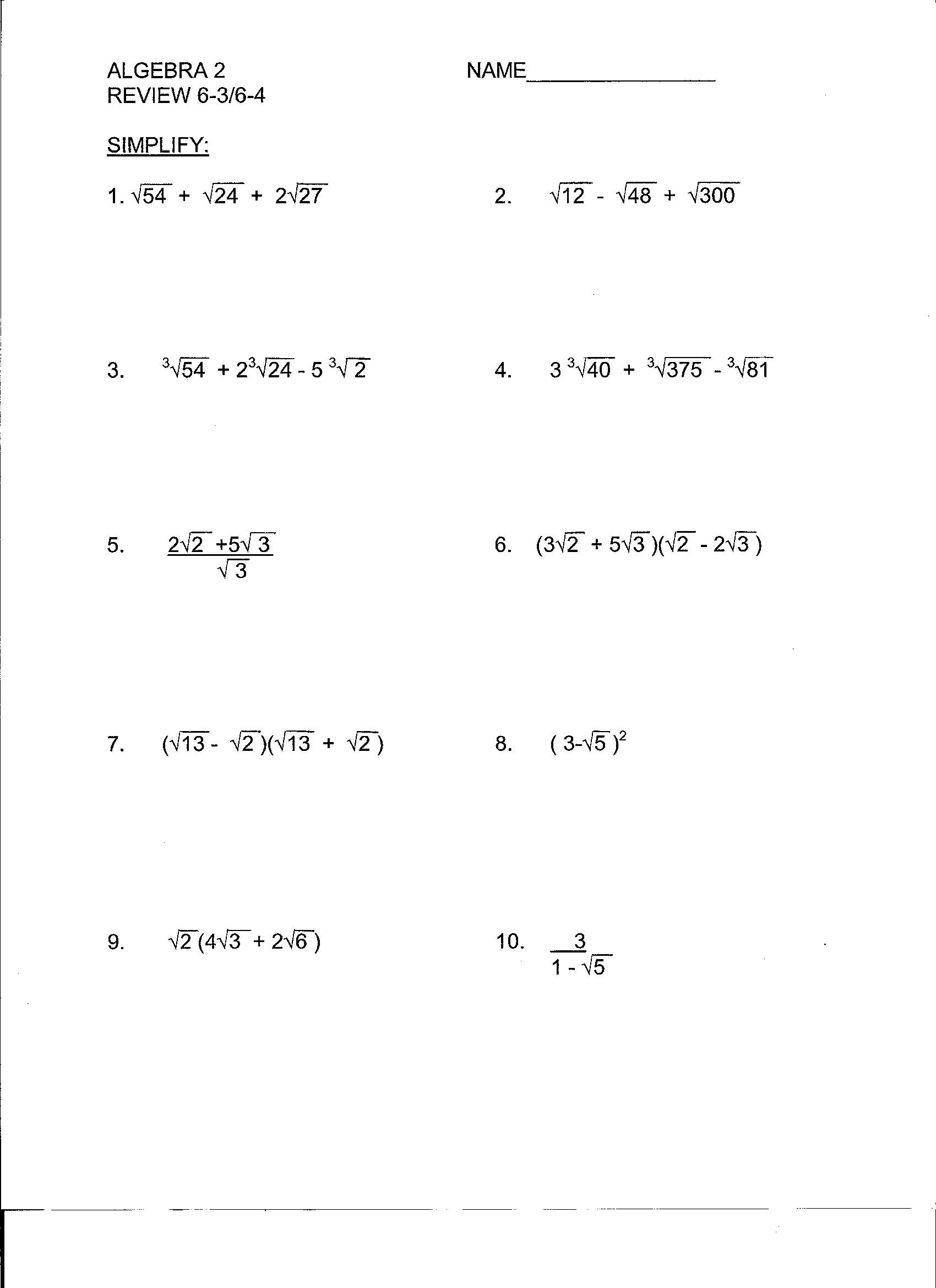Solving Equations and Inequalities Worksheet solving Equations and Inequalities Review Worksheet Answers