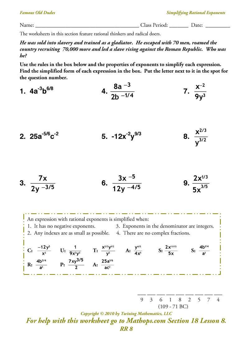 Solving Radical Equations Worksheet Radical Functions Worksheet – Colabug