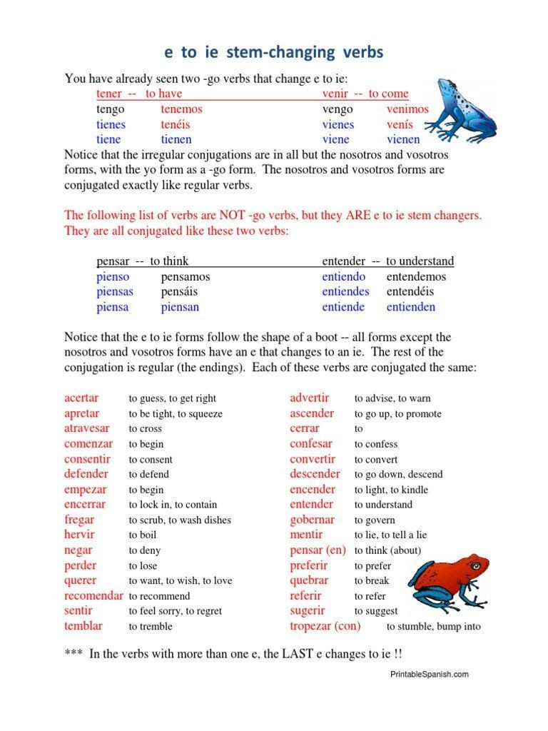 Stem Changing Verbs Worksheet Answers Pin On Examples Worksheet Answers Key
