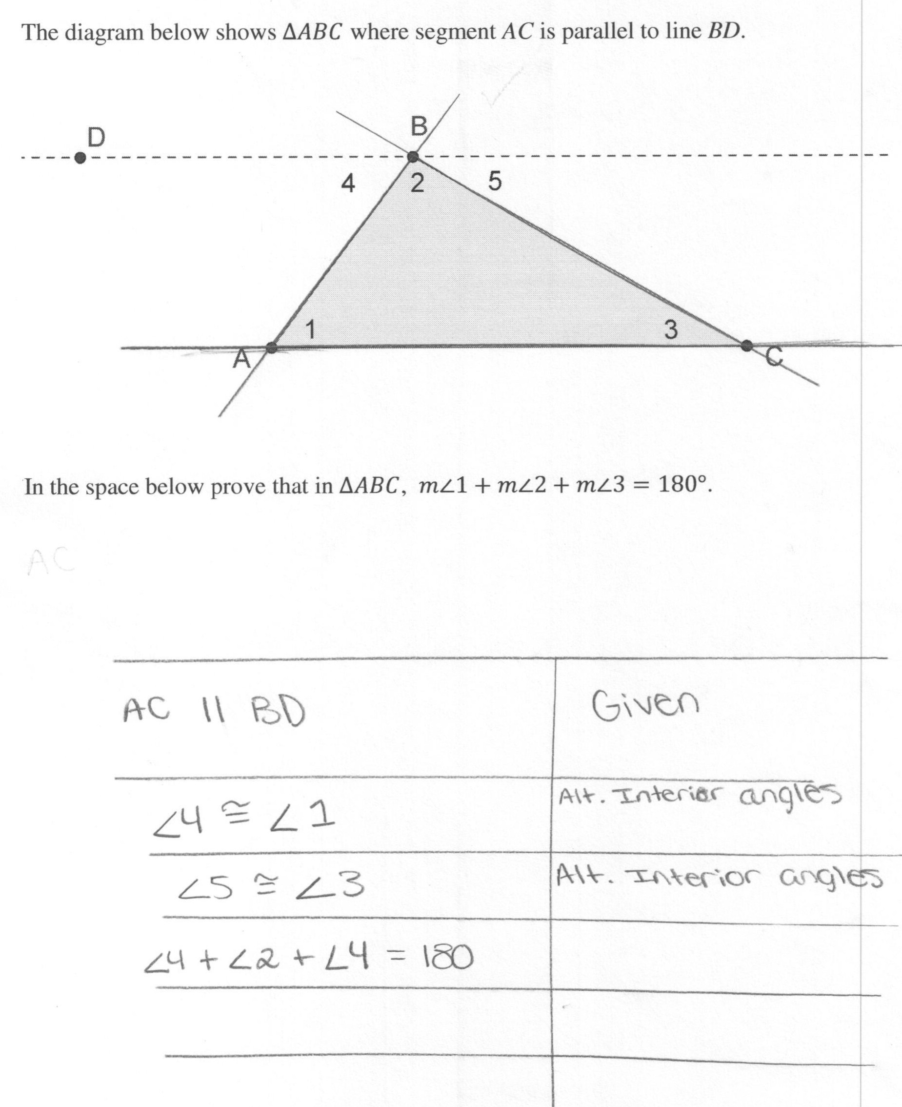 Triangle Angle Sum Worksheet Answers Worksheet Triangle Sum and Exterior Angle theorem