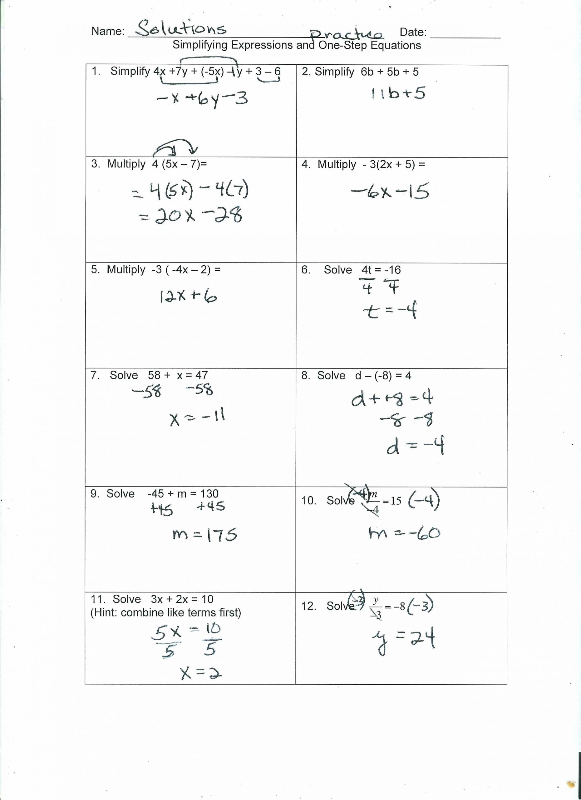 Two Step Equations Worksheet Pdf solving E and Two Step Equations Worksheet Pdf Tessshebaylo