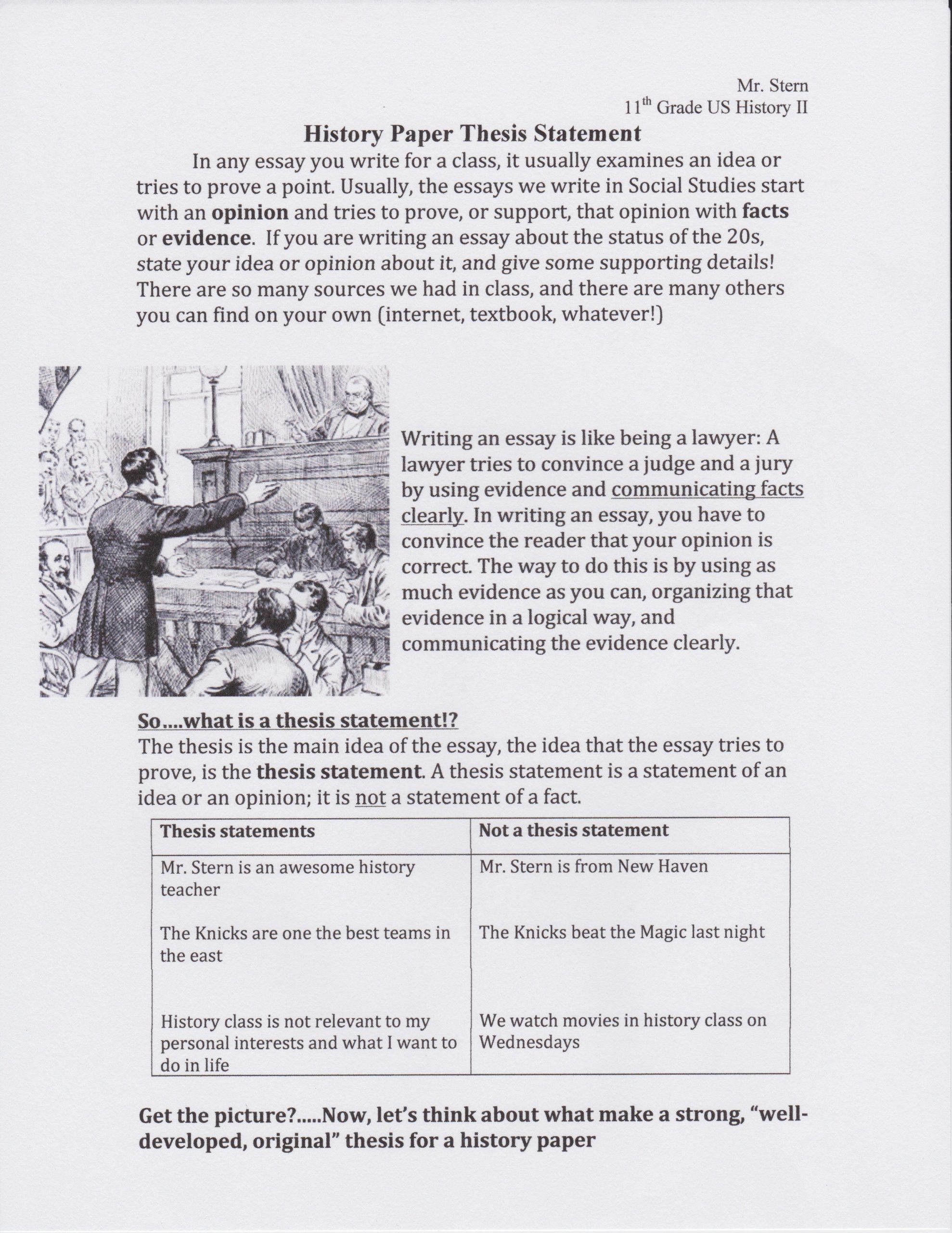 Writing A thesis Statement Worksheet Scaffolding A “strong” thesis Statement and Grammar for the