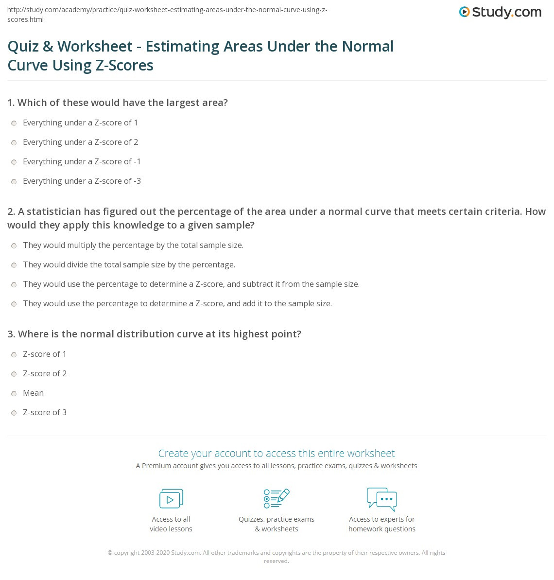Z Score Practice Worksheet Finding Z Score Worksheet with Answers Kidz Activities